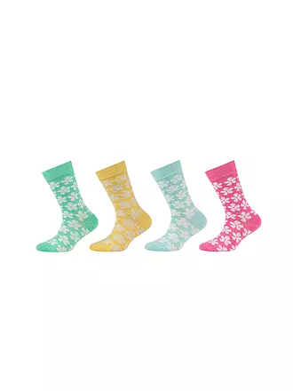 CAMANO | Mädchen Socken 4er Pkg. white mix | 